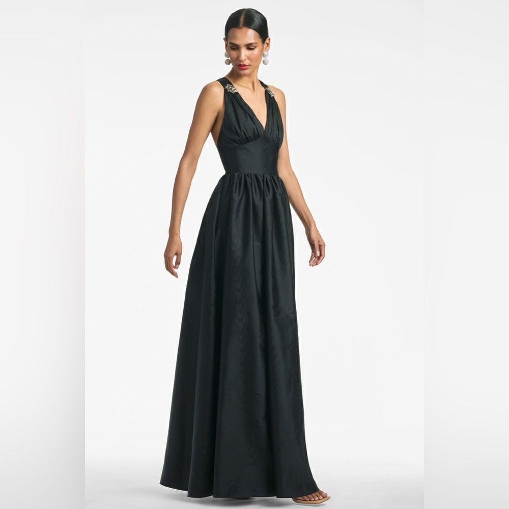 Sachin + Babi Womens Black Kenzia Gown - Picture 4 of 13